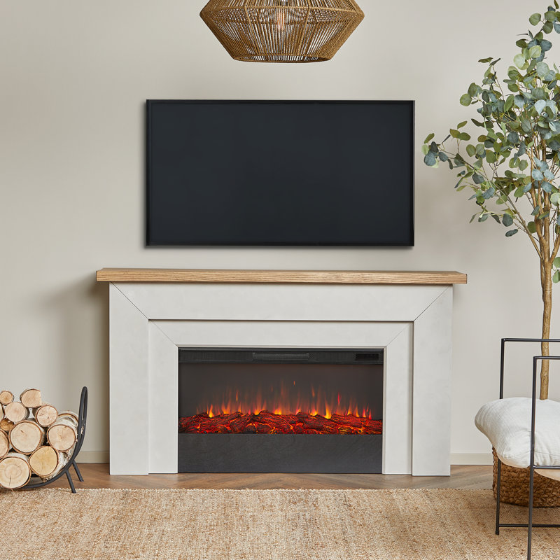 Real Flame Malie 67.25'' W Freestanding Electric Fireplace